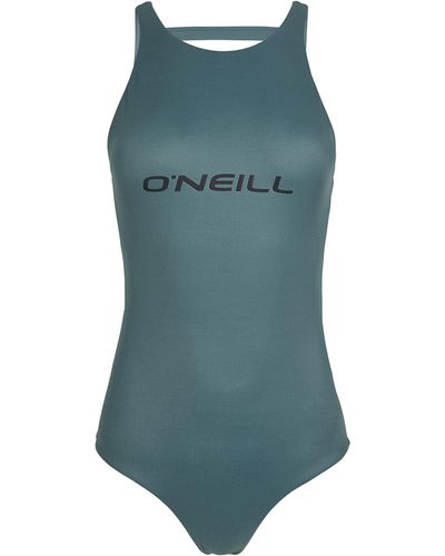 O'neill Sportswear Logo Swimsuit Costume Intero - Verde