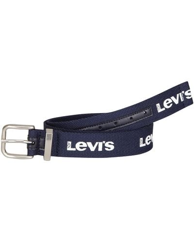 Levi's Lan Webbing Belt 9a6900 - Blue