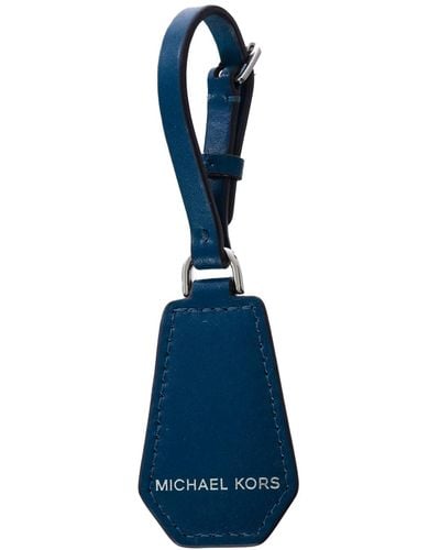 Michael Kors Monogram 32H7SF3K4L Leder Ornament - Blau