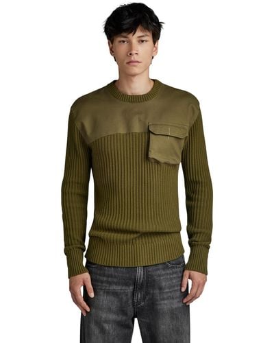 G-Star RAW Army Knitted Pullover - Grün