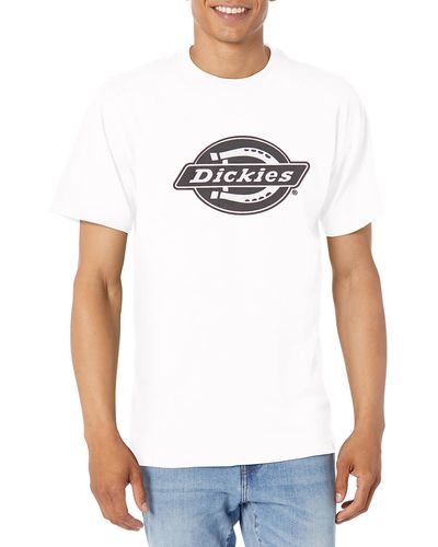 Dickies Logo Heavyweight Ss Tee T-Shirt - Weiß