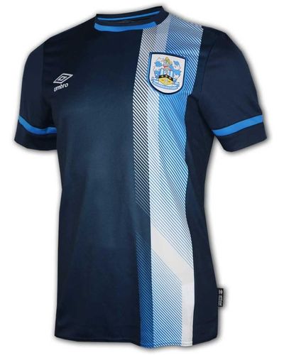 Umbro Huddersfield Town Auswärtstrikot 21 22 The Terriers Away Shirt Fan Jersey - Blau