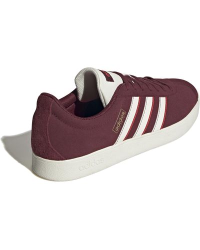 adidas Vl Court Lifestyle Skateboarding Suede Shoes Trainers - Purple