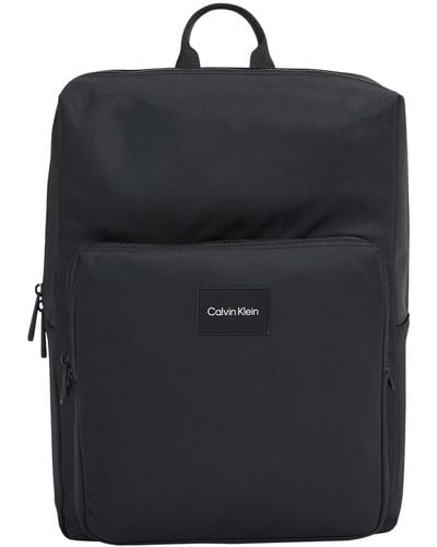Calvin Klein Must T Squared Bp Backpacks - Black