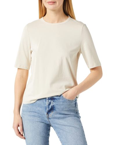 Tom Tailor 1036991 Loose Fit Basic T-Shirt - Natur