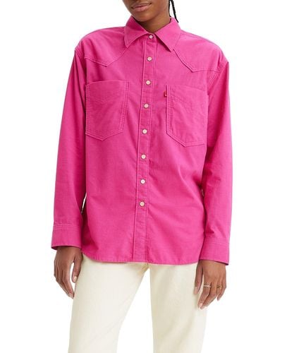 Levi's Donovan Western Shirt Voor - Roze
