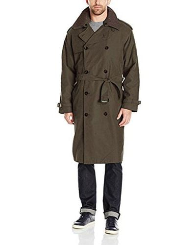 London Fog Iconic Trench Coat - Covert Green