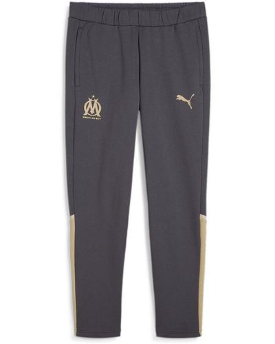 PUMA Olympique Marseille Casuals Sweat Trousers L Grey