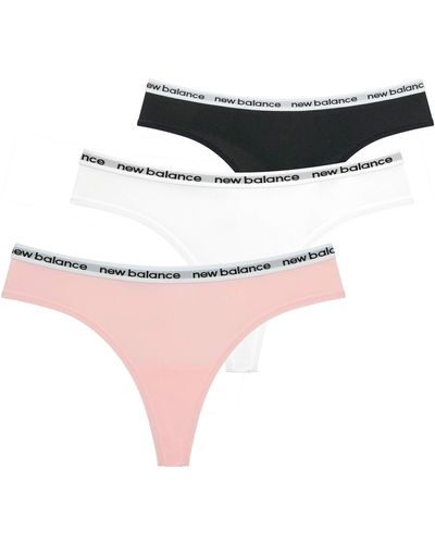 New Balance Premium Performance Thong mit Logo bedruckter elastischer Bund - Mehrfarbig