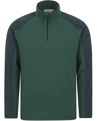 Mountain Warehouse Fleecepullover - Fleece-Sweater aus Microfleece für - Grün