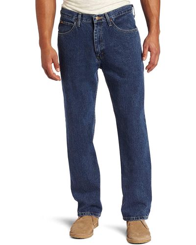 Lee Jeans Relaxed Fit Straight Leg Jean Jeans - Blu
