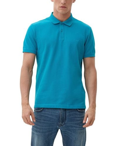 S.oliver 10.3.16.13.121.2139798.5978 Polohemd, in Blau für Herren  