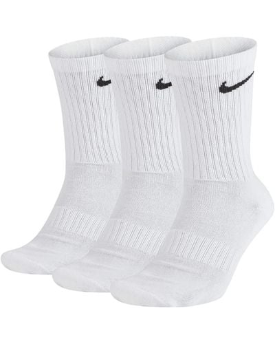 Nike EverydayCushioned Training Socks Socken 3er Pack - Weiß