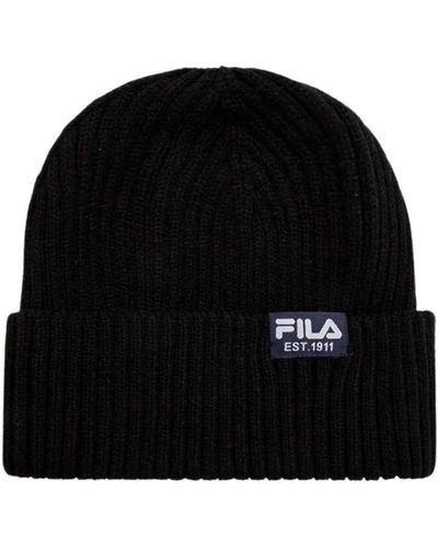 Fila Berretto Butte Fisherman Beanie with Flag Logo Nero Nero 80010