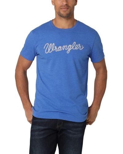 Wrangler Short Sleeve Graphic T-shirt - Blue
