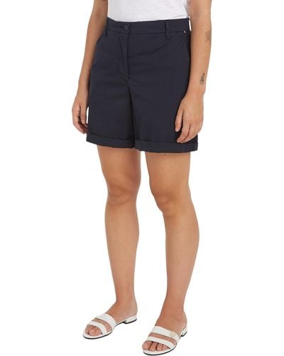 Tommy Hilfiger CO Blend GMD Chino Short Calzoncillos - Azul