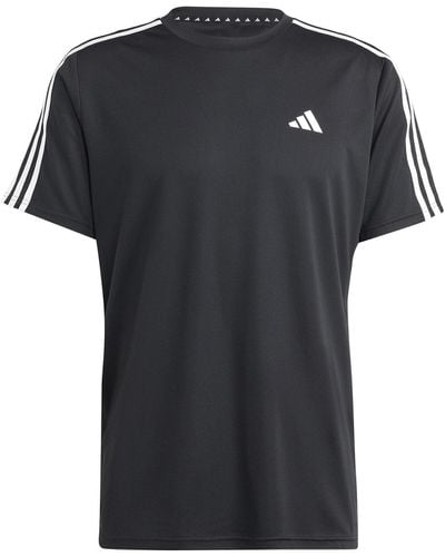 adidas Train Essentials 3-stripes Training T-shirts - Zwart