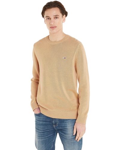 Tommy Hilfiger Pullover Essential Crew Neck Strickpullover - Blau