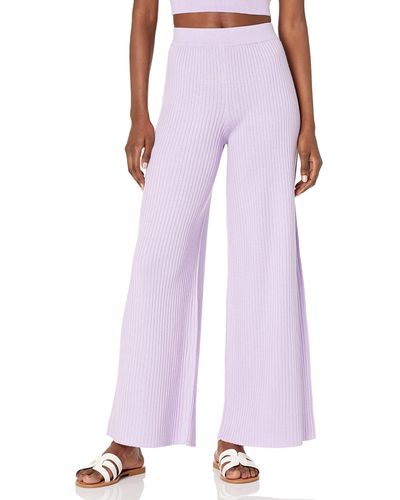 The Drop Catalina Pull-on Rib Sweater Pant - Purple
