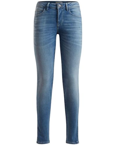 Guess Jeans 5 Tasche da Donna Marchio - Blu