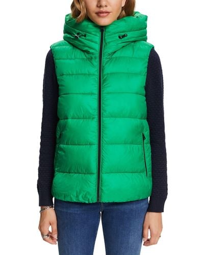 Esprit 073ee1h308 Gilet - Verde