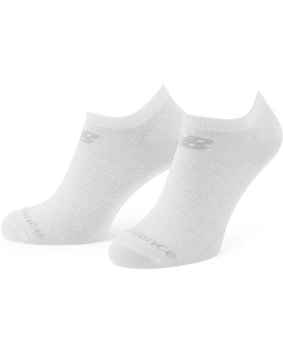 New Balance Confezione da 6 paia di calzini da uomo - Bianco