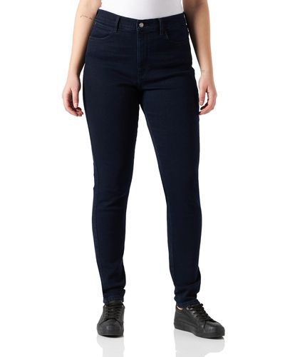 Wrangler HIGH Rise Skinny Jeans - Blau