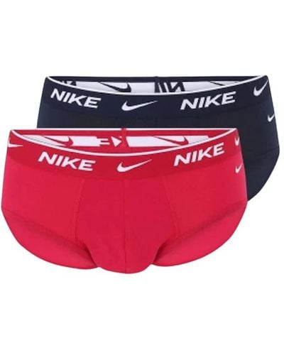 Nike Everyday Cotton Stretch 2 Pack Brief 0000ke1084 - Red