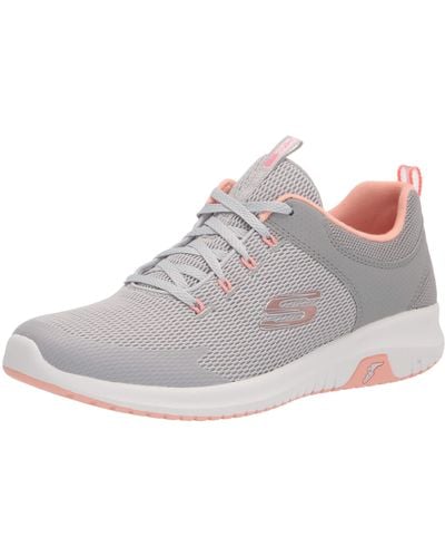 Skechers Glide-step Sport Lively Glow Sneaker - Gray