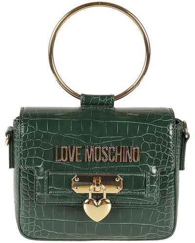 Love Moschino Women Handbags Green