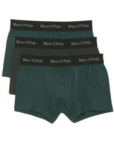 Marc O' Polo Body & Beach Multipack M-Shorts 3-Pack Boxershorts - Grün