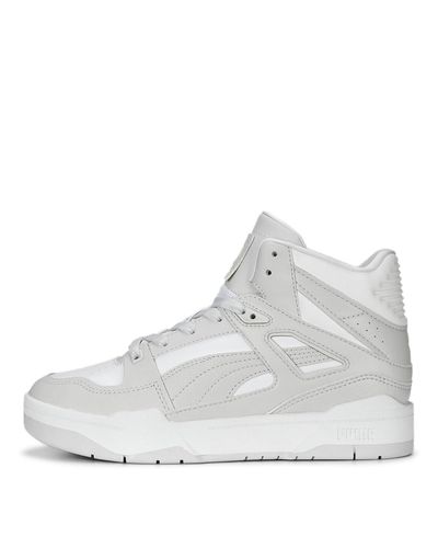 PUMA S Hi Runway Wns Trainers Feather Grey White 4
