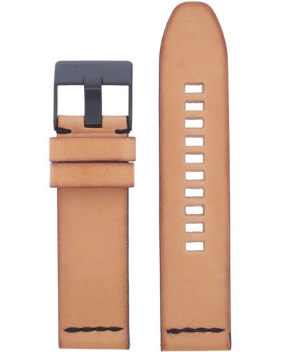 DIESEL Uhrband Wechselarmband LB-DZ1860 Ersatzband DZ1860 Uhrenarmband Leder 24 mm Braun - Mehrfarbig