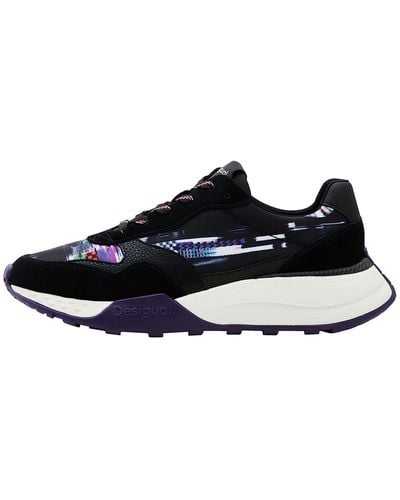 Desigual , Shoes_Jogger Sport Mujer, Negro, 38 EU - Blanco