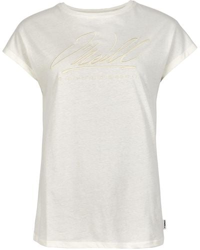 O'neill Sportswear Signature T-Shirt - Bianco