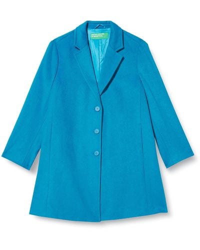 Benetton Coat 2ydtdn012 - Blue