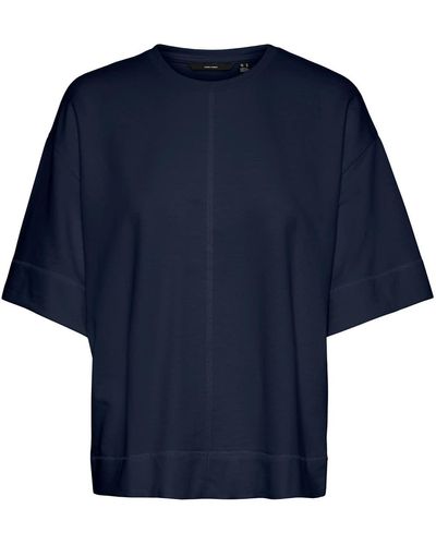 Vero Moda VMMARLA 2/4 JRS GA Sweatshirt - Blau