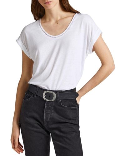 Pepe Jeans Adelaide T-Shirt - Weiß
