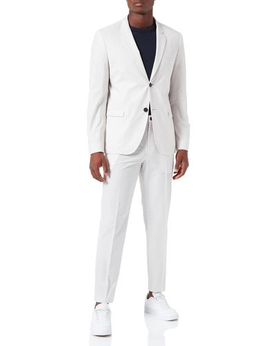 HUGO S Away/hu-go223j Packable Extra-slim-fit Suit In Performance-stretch Cloth - Multicolour