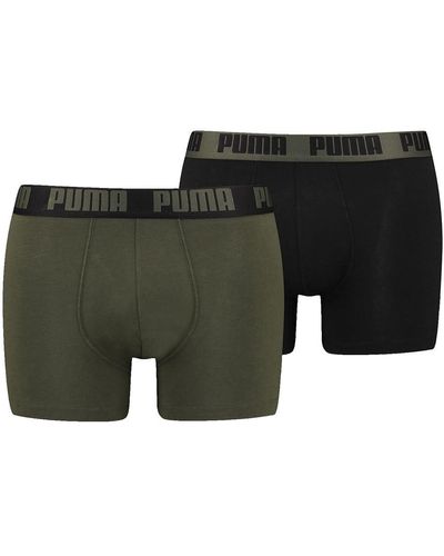 PUMA Boxershorts Voor - Groen