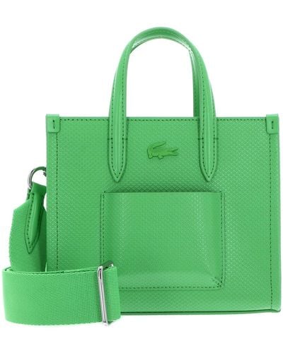 Lacoste Chantaco Classics Top Handle Bag XS Oseille - Verde