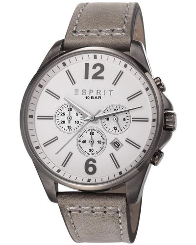 Esprit Armbanduhr XL Tallac Chronograph Quarz ES106921004 - Grau