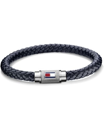 Tommy Hilfiger Jewelry Armband Voor Van Leer Marineblauw - 2701000