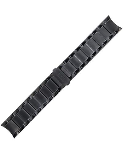 Tommy Hilfiger Watch Strap 22 Mm Metal Black – - Grey