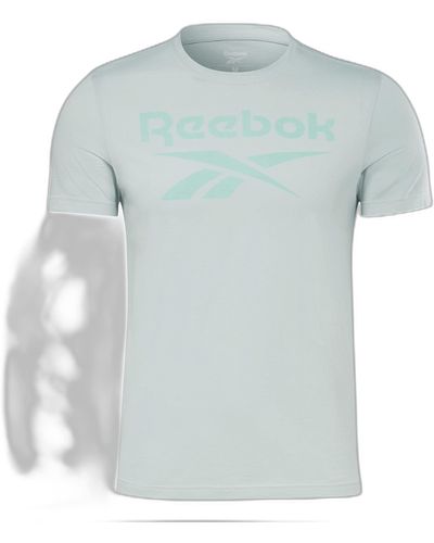 Reebok Ri Big Logo Tee T-shirts - Blauw