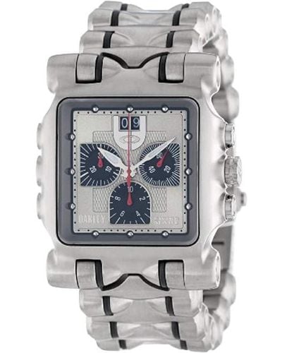 Oakley 10-194 Minute Machine Titanium Bracelet Edition Titanium Chronograph Watch - Metallic