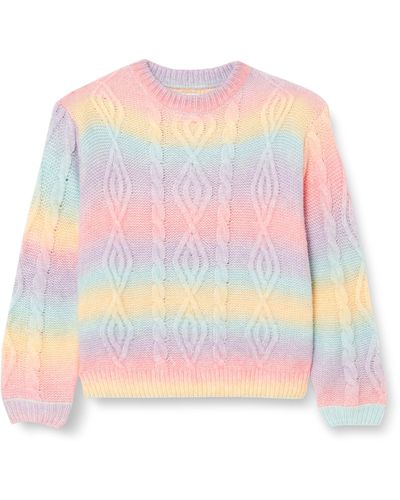 Wrangler Cable Knit Jumper - Pink