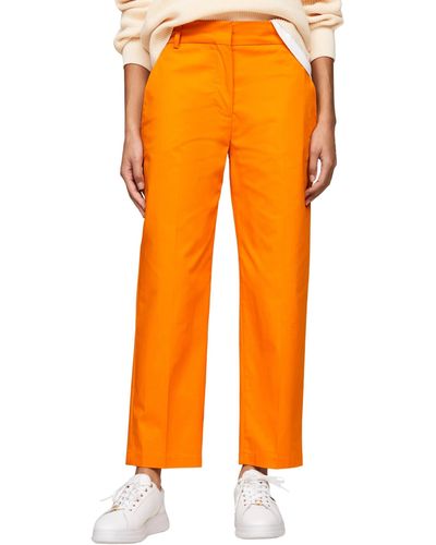 Tommy Hilfiger Pantalon Chino Slim Fit - Orange
