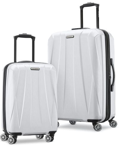 Samsonite Centric 2 Hardside Expandable Luggage With Spinners | Snow White | 2pc Set - Gray