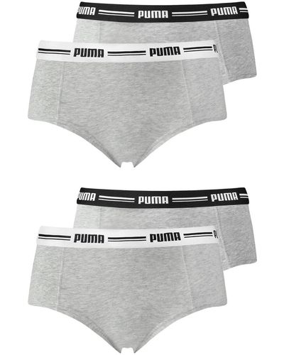 PUMA Mini Shorts 4er Pack - Grau
